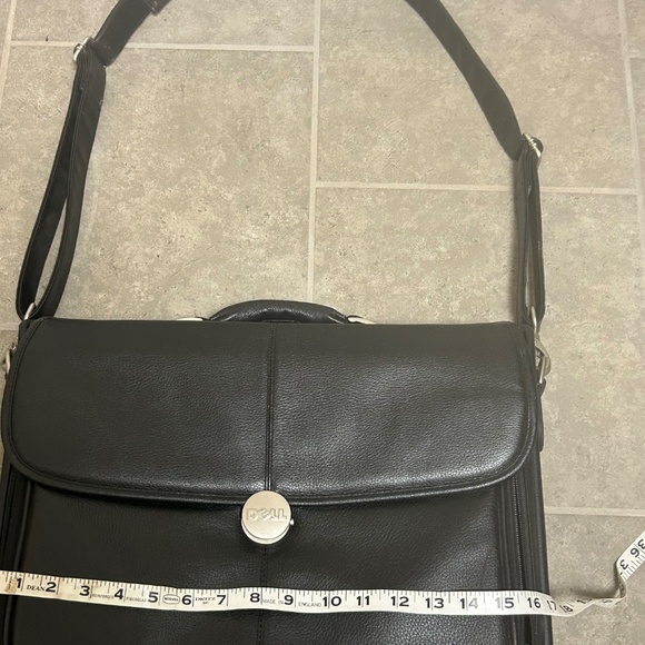 Dell Leather Laptop Bag - Black - Picture 8 of 10